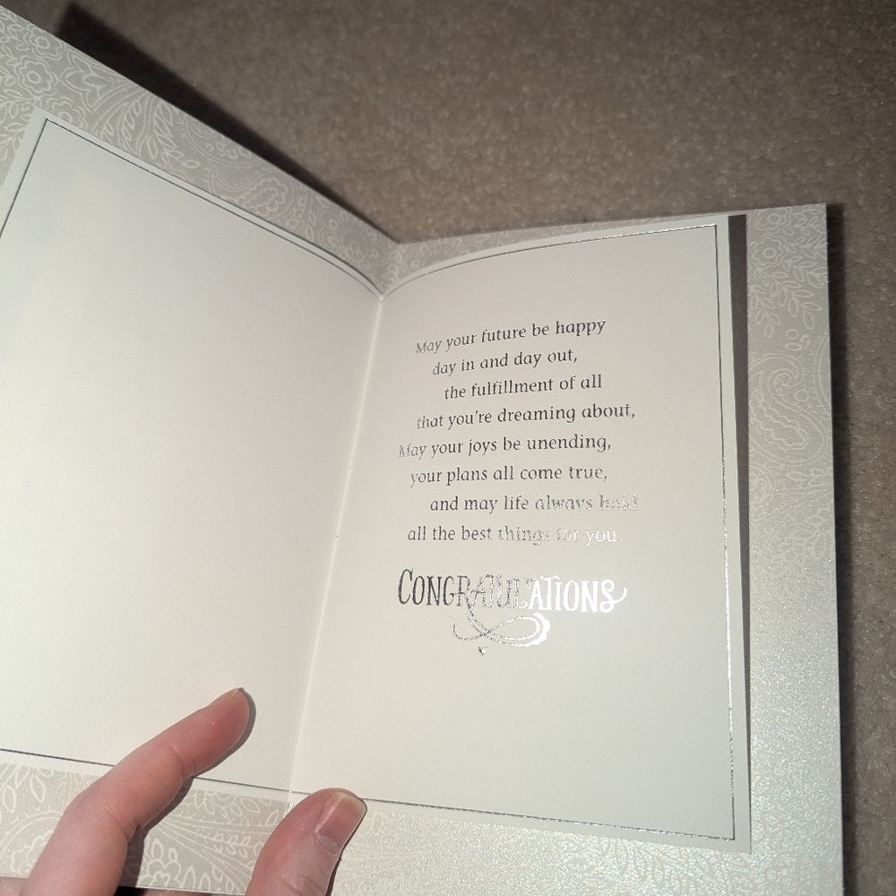 Hallmark Wedding Card - Picture 2 of 3